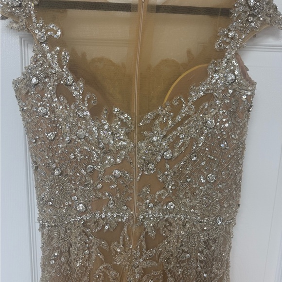 Glamorous Gold Embellished Maxi Dress - Picture 5 of 7